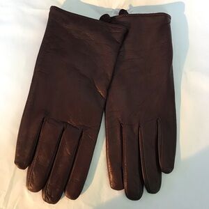 Club Monaco Women Claudia Glove Gants Burgundy Size M NWT